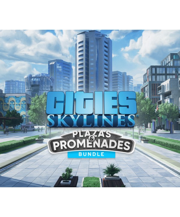 Cities: Skylines - Plazas & Promenades DLC Bundle Steam Key GLOBAL